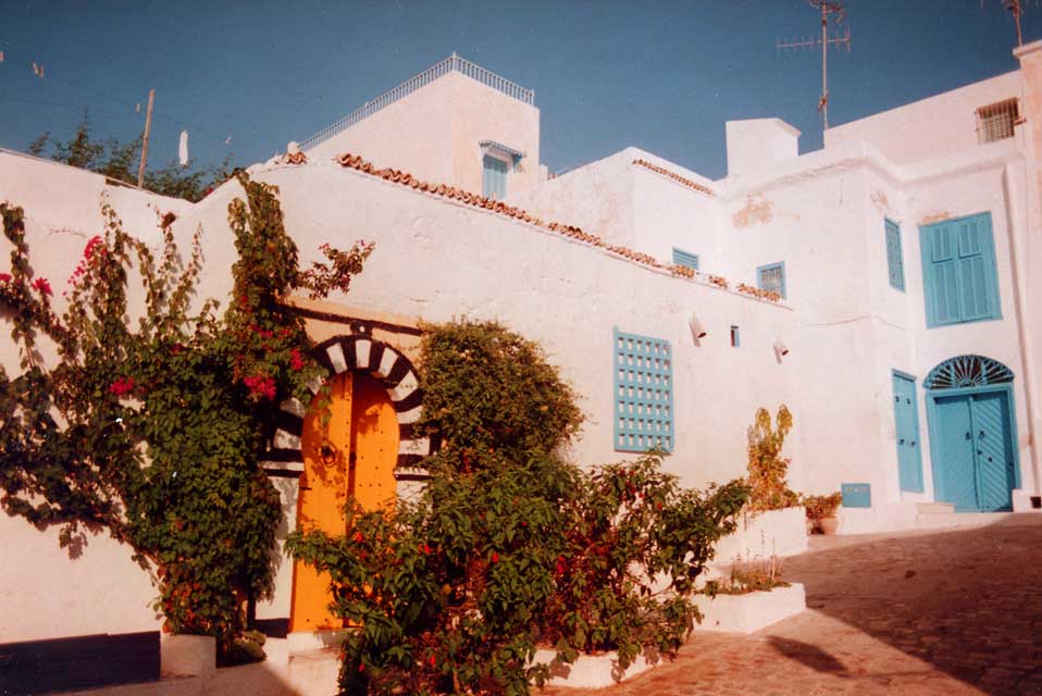 tunisie - quartier de sidi bou said