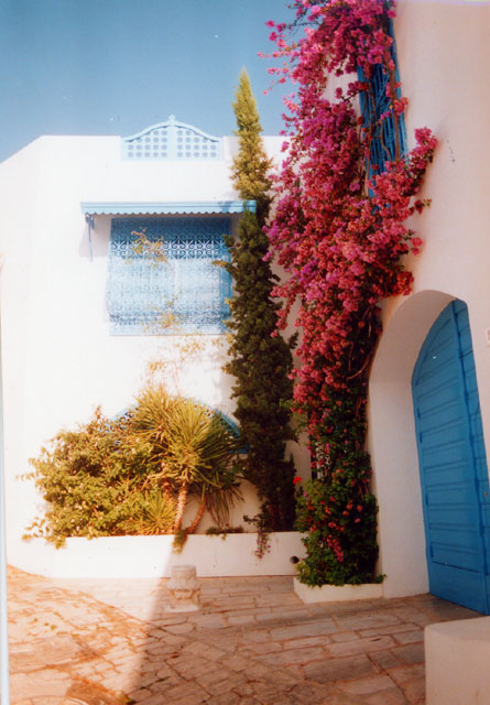 tunisie - tunis - quartier de sidi bou said