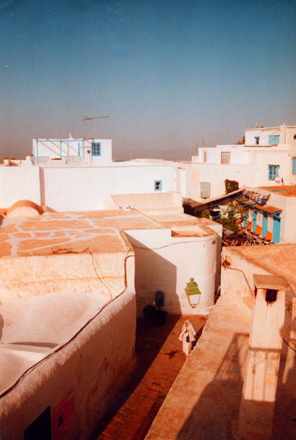 tunisie - tunis - quartier de sidi bou-sad