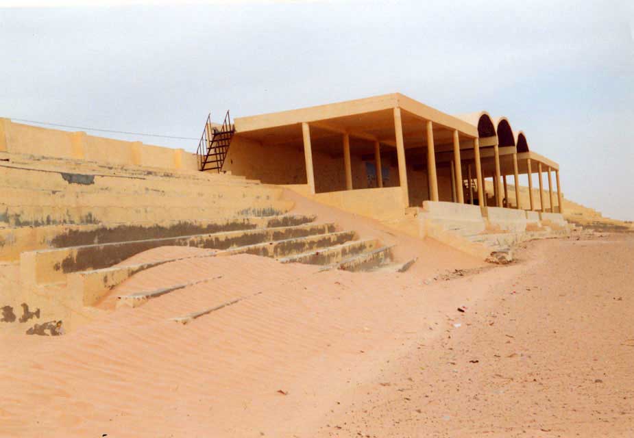 tunisie - douz - le stade des fantasias