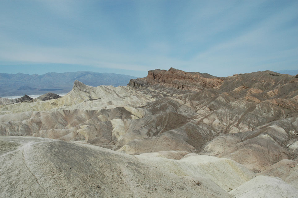 carnets de voyage usa - circuit californie et nevada - death valley - zabriskie point