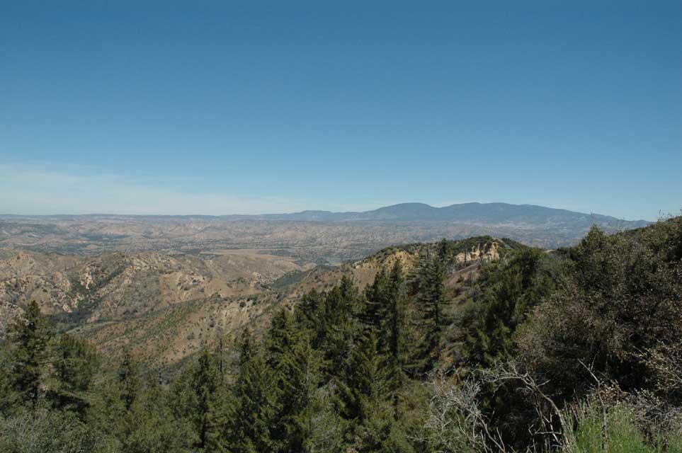 carnets de voyage usa - circuit californie et nevada - Sierra Madre entre Ojai et ventucopa