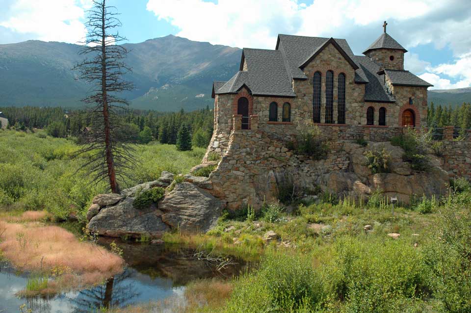 usa- colorado - tape Denver - Estes Park - Allenspark - chapelle sainte Catherine de Sienne