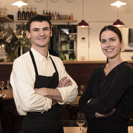 carnets et photos de voyage France - Routes gourmandes Lyon : Fondateurs de l'Osteria MATTO à Lyon : Thomas ASTI et Margaux COUZON