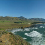 Carnets et photos de voyage - Grand Bassin et Pacific Coast - bigsur point sur light road