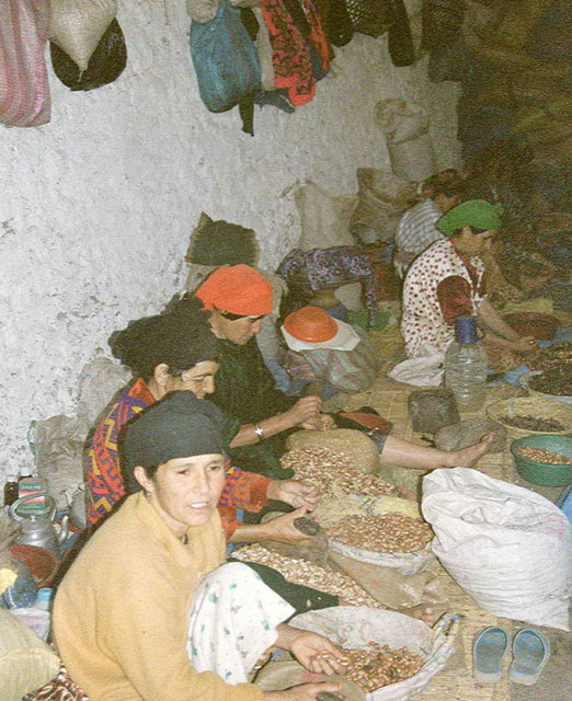 Carnets et photos de voyage Maroc - grand boucle - essaouira - Coopérative des femmes