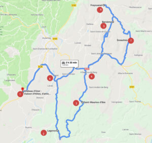 carnets et photos de voyage France - Ardeche - La montagne de Berg et le plateau du Coiron