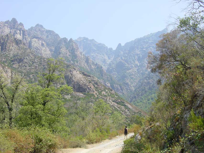 Carnets et photos de voyage France - circuits Corse : randonnée  dans le Fango