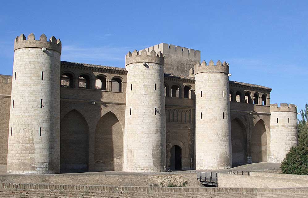 circuit 15 jours en Espagne - étape Puigcerda à Saragosse - aljaferias