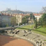 Carnets et photos de voyage - route gourmande Lyon - Croix Rousse - amphitheatre