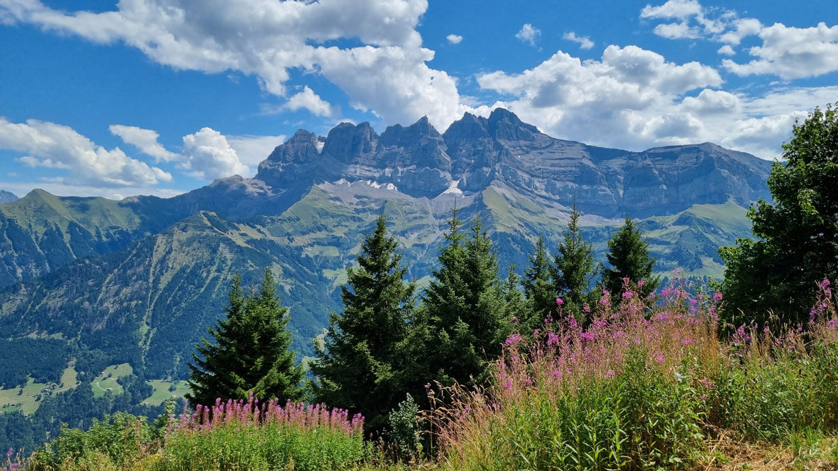 Carnets et photos de voyage suisse - Champery : domaines skiables Portes du Soleil