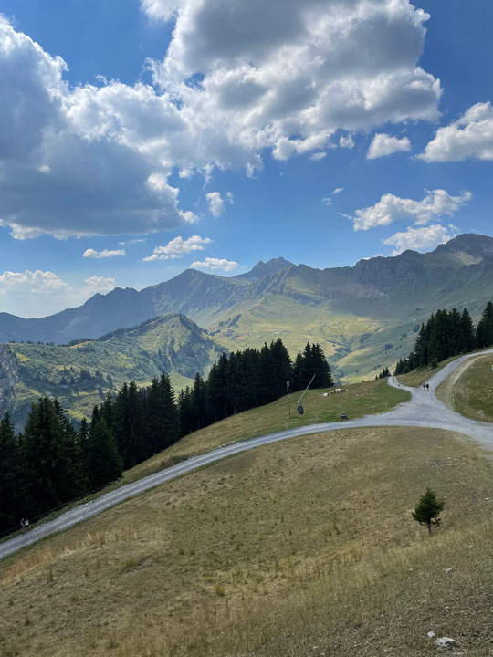 Carnets et photos de voyage Suisse - Champery : la Croix de Culet