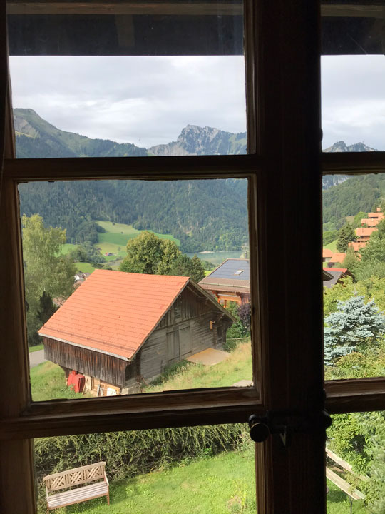 Carnets et photos de voyage Suisse - Rossiniere : le B&B La Colline