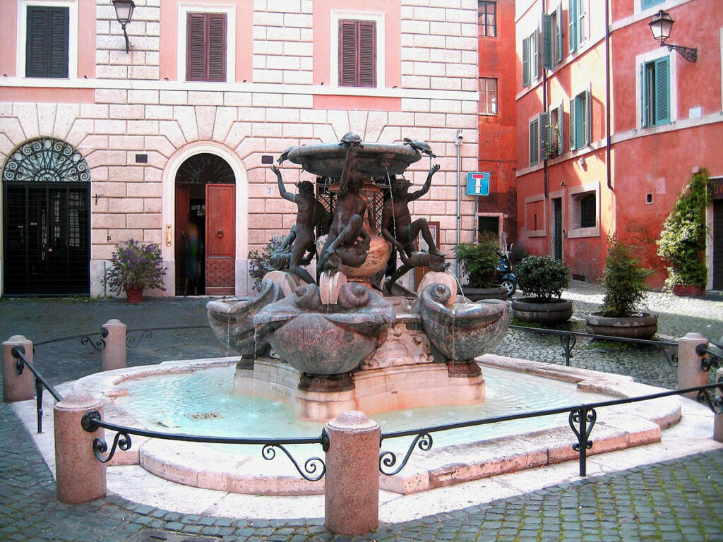 carnets et photos de voyage italie - Rome : piazza aux tortuese