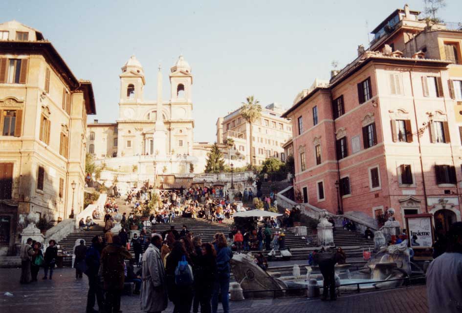Carnets et photos de voyage italie - Rome : Piazza Spagna