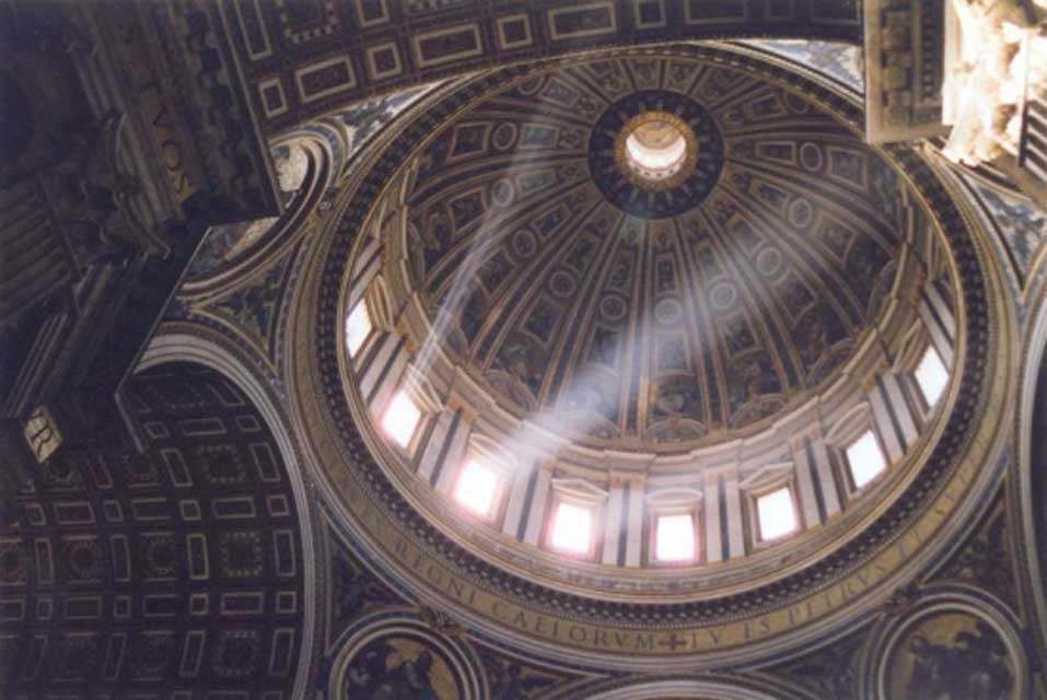 carnets et photos de voyage italie - Rome : la coupole du vatican