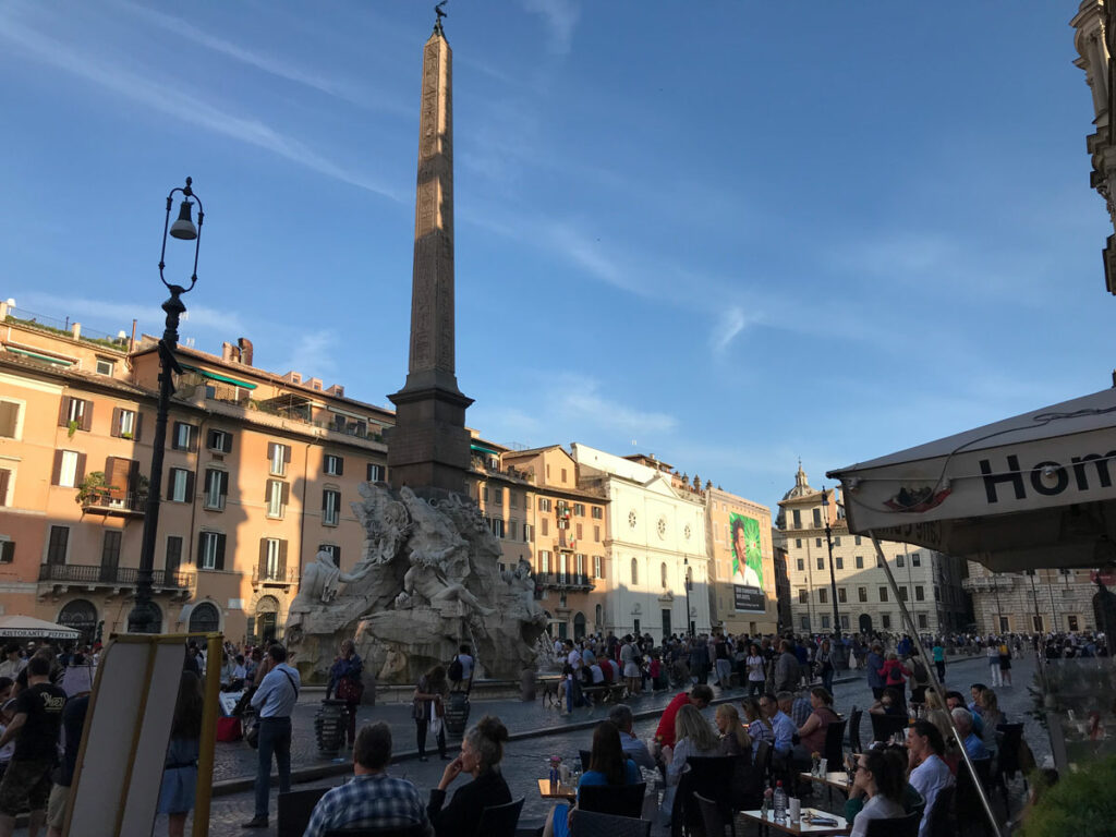 Carnets et photos de voyage Italie - Rome Piazza Navone