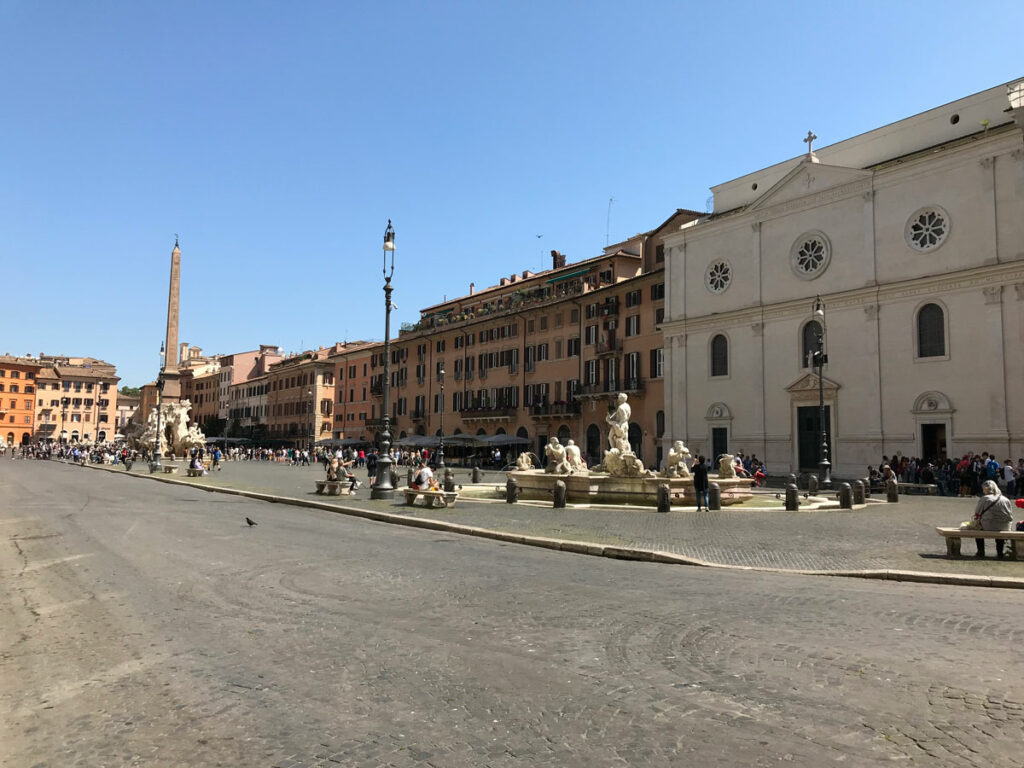Carnets et photos de voyage Italie - Rome Piazza Navone