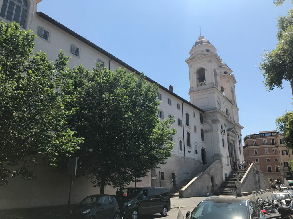 Carnets et photos de voyage italie - Rome : Eglise Sainte Trinité des Monts