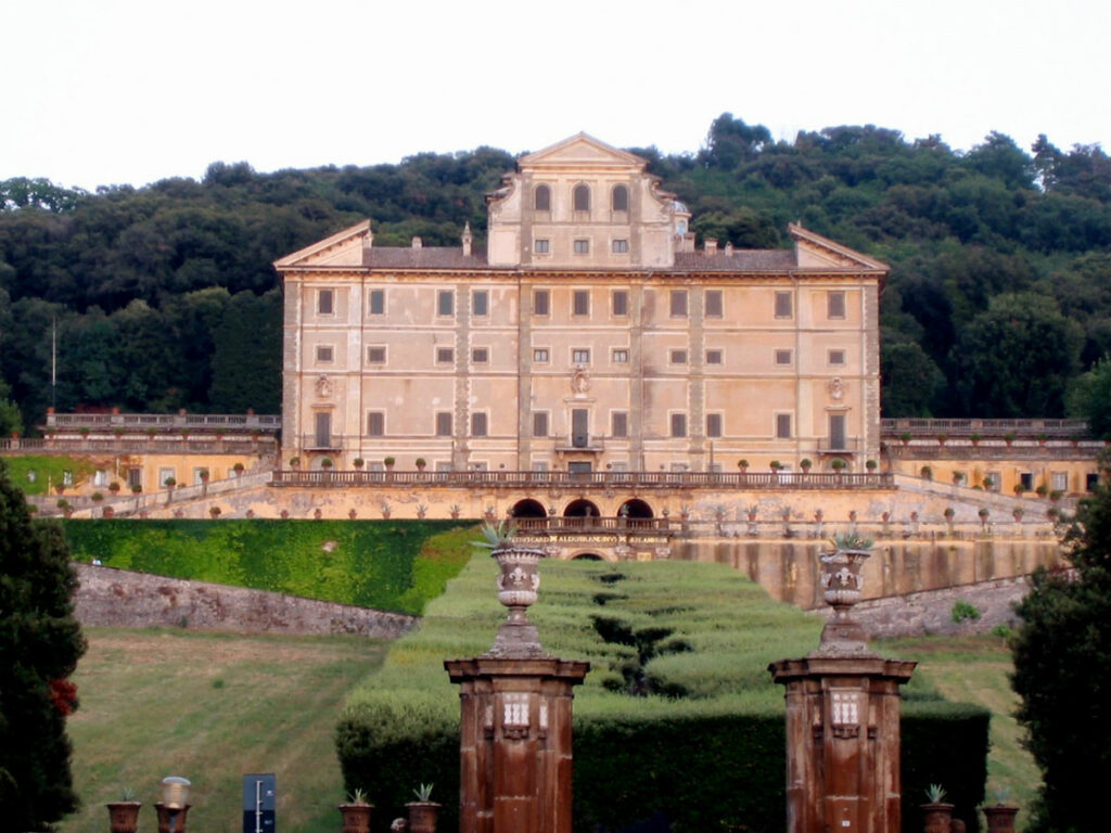 carnets et photos de voyage italie - Frascati : villa Aldo Brandini