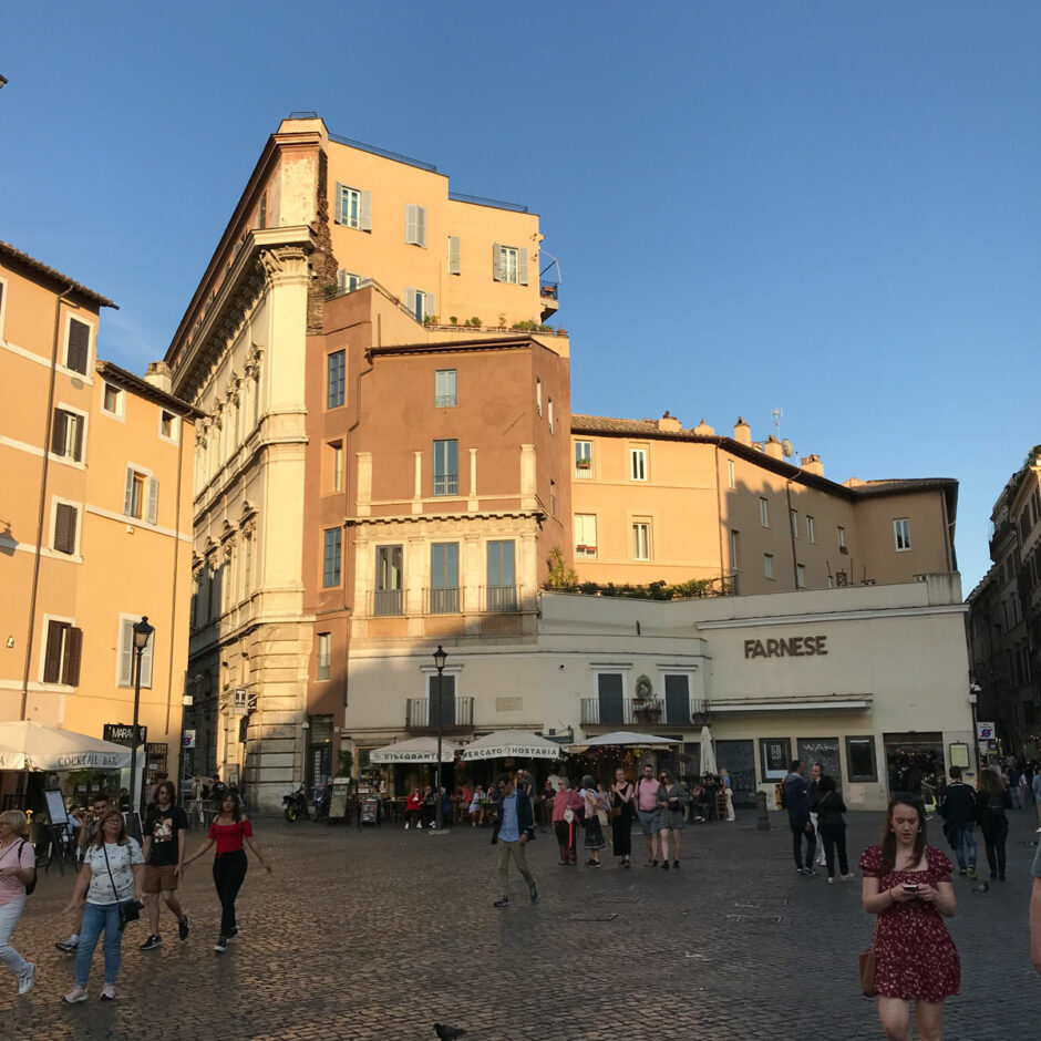 Carnets et photos de voyage Italie - Rome : Piazza Campo di Fiori