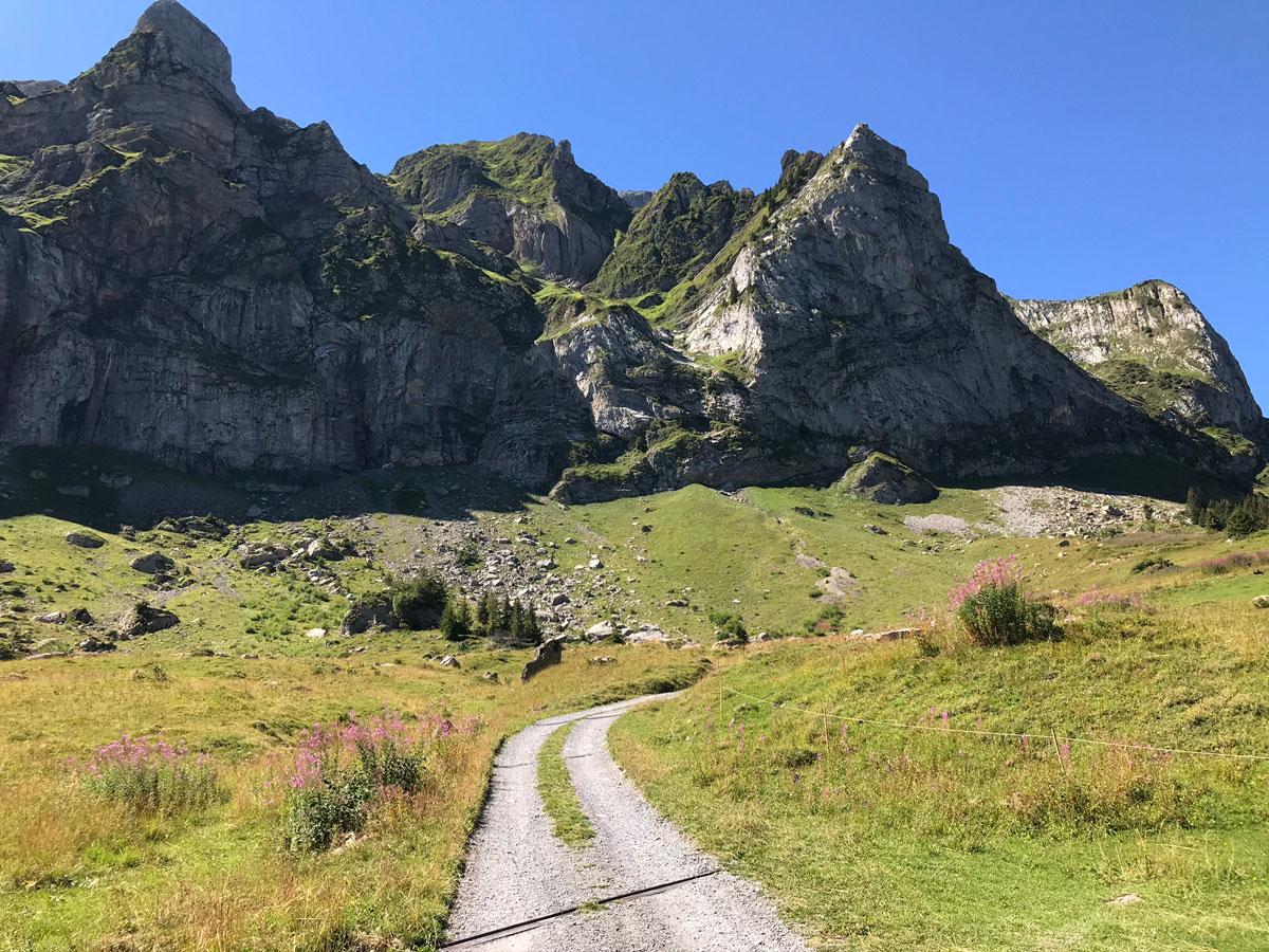 Carnets et photos de voyage Suisse : Champery en direction du col de Cou