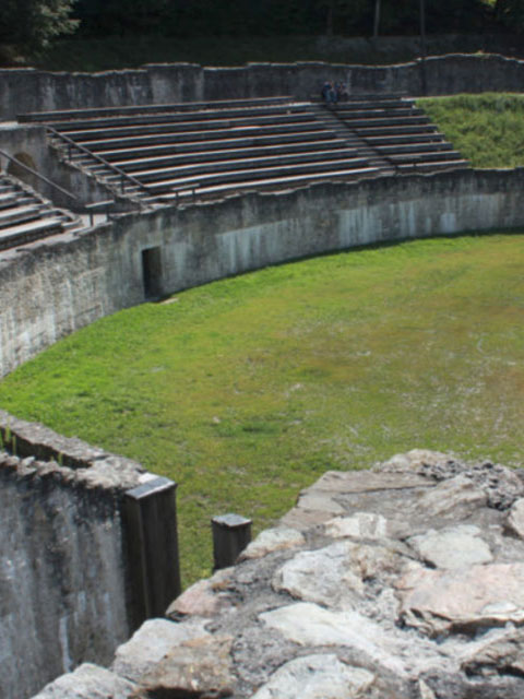 Carnets et photos de voyage Suisse - Martigny : amphitheatre