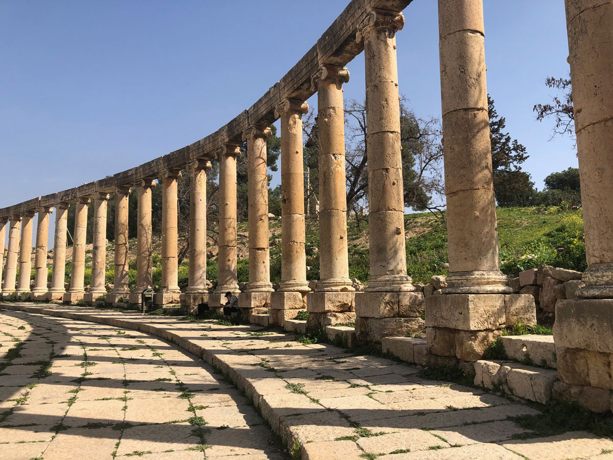 carnets et photos de voyage jordanie : Jerash