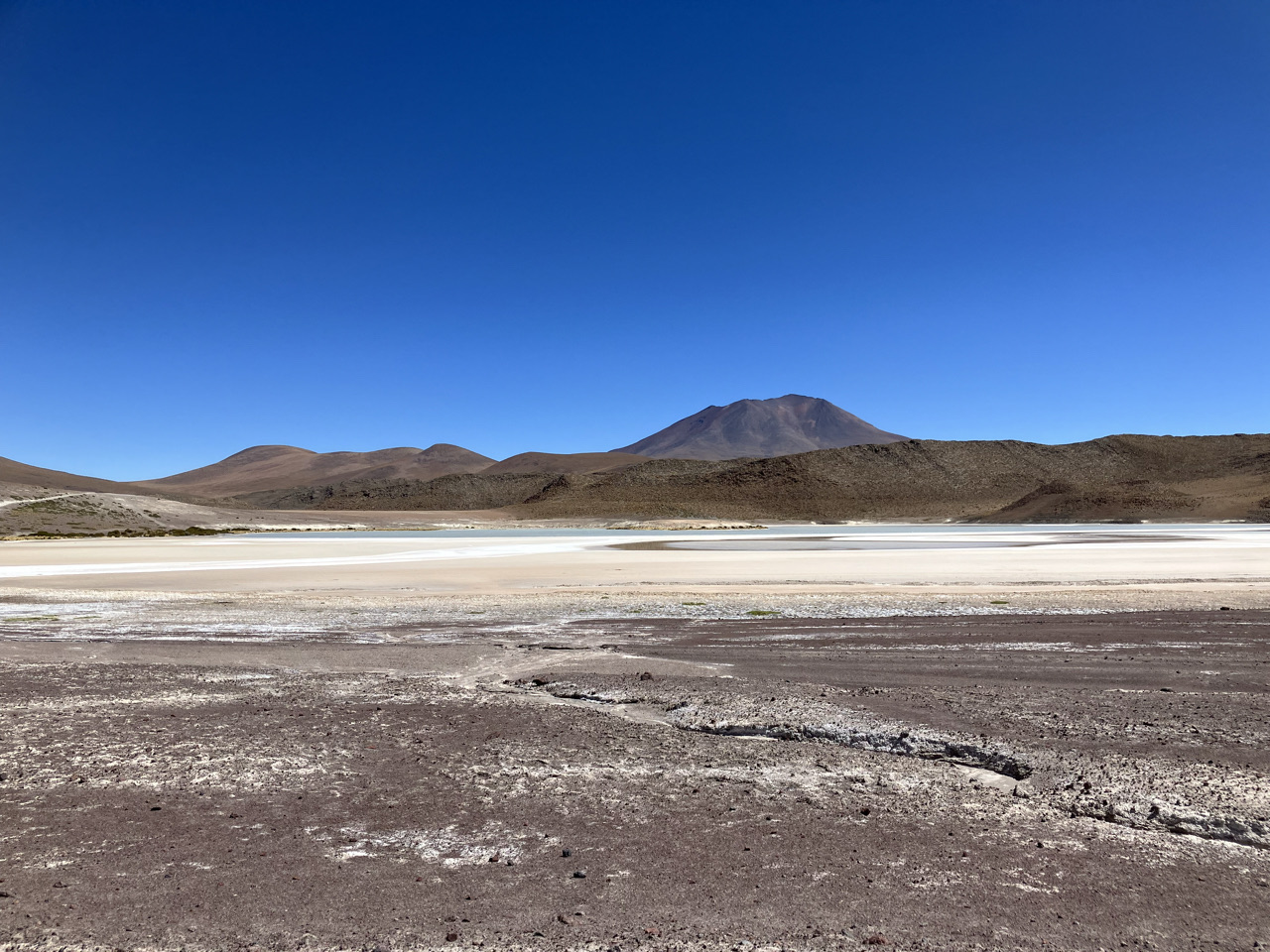 Carnets et photos de voyage Bolivie - etape route des lagunes : traversée du désert de siloli