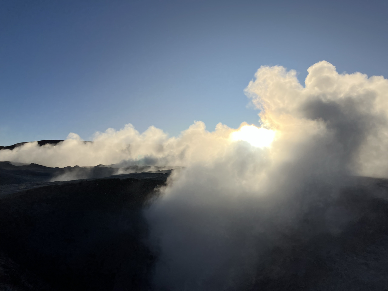 Carnets et photos de voyage Bolivie : etape les merveilles du Sud Lipez - Geysers