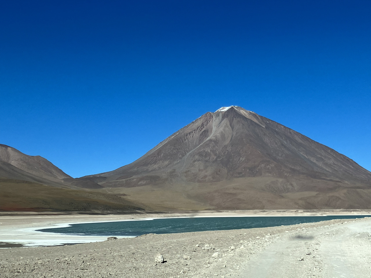 Carnets et photos de voyage Bolivie - Etape Merveilles du Sud Lipez : Laguna Verde