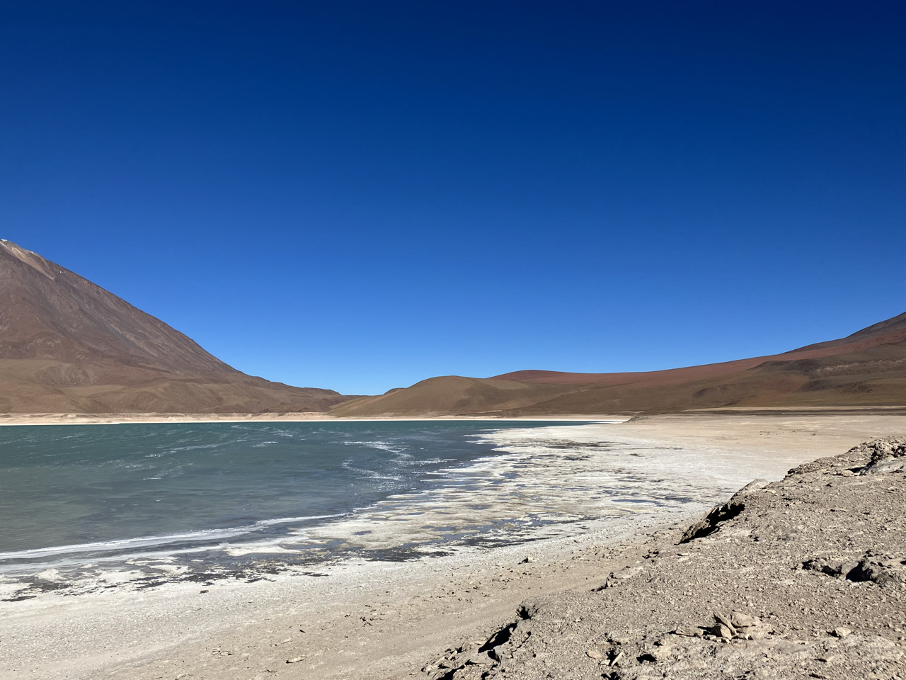 Carnets et photos de voyage Bolivie - Etape Merveilles du Sud Lipez : Laguna Verde
