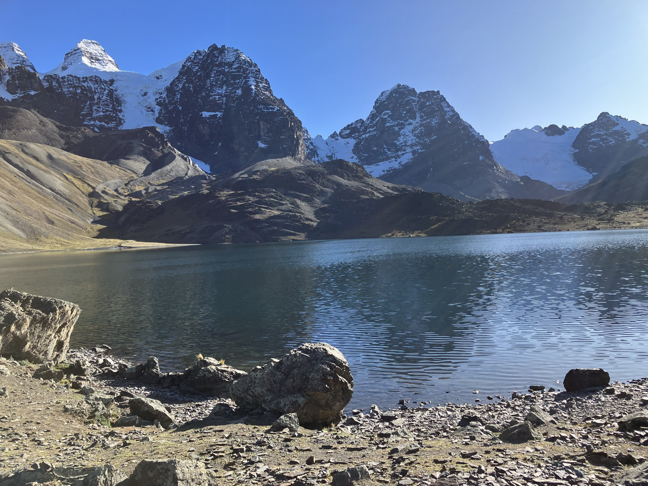 Carnets et photos de voyage Bolivie - étape 15 ascension Pico Austria 5350m