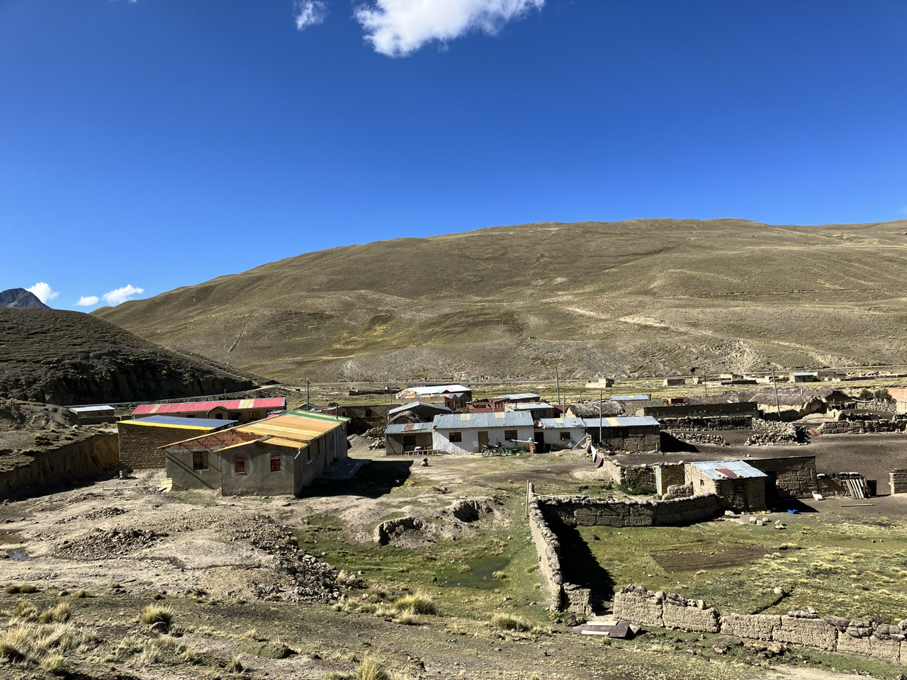 Carnets et photos de voyage Bolivie - etape 16 Tuni - La Paz - travaux et visite chez Andres