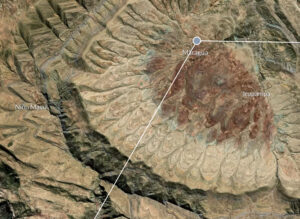 Carnets et photos de voyage Bolivie - etape cratere de Maragua - carte due la region du cratere