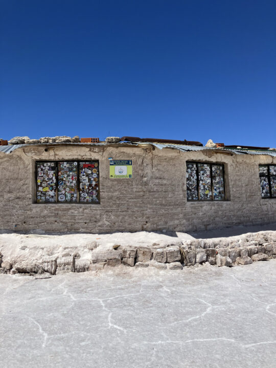 Carnets et photos de voyage Bolivie - etape traversée du Salar d'Uyuni