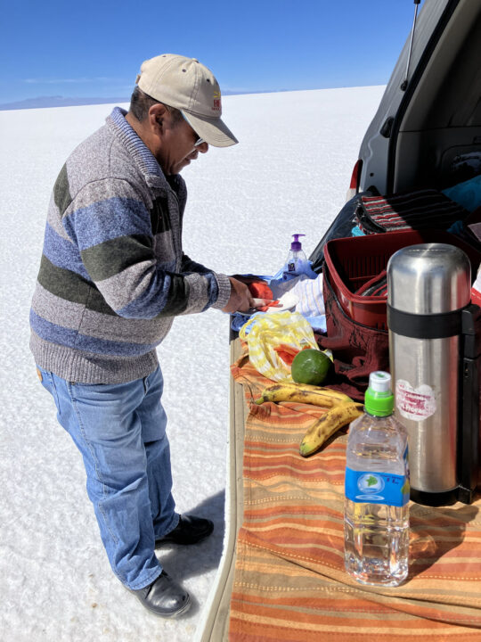 Carnets et photos de voyage Bolivie - etape traversée du Salar d'Uyuni