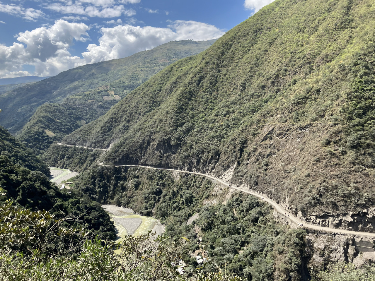 Carnets et photos de voyage Bolivie - étape 16 de Tuni à Coripata, la piste de la montagne