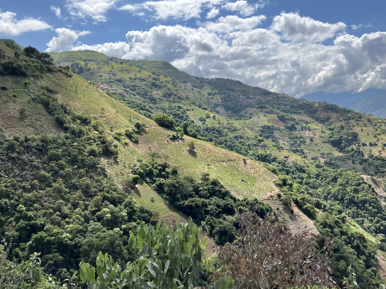 Carnets et photos de voyage Bolivie - étape 16 de Tuni à Coripata, la piste de la montagne