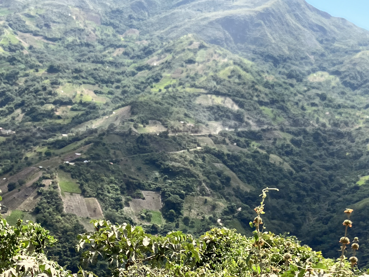 Carnets et photos de voyage Bolivie - étape 16 de Tuni à Coripata, la piste de la montagne