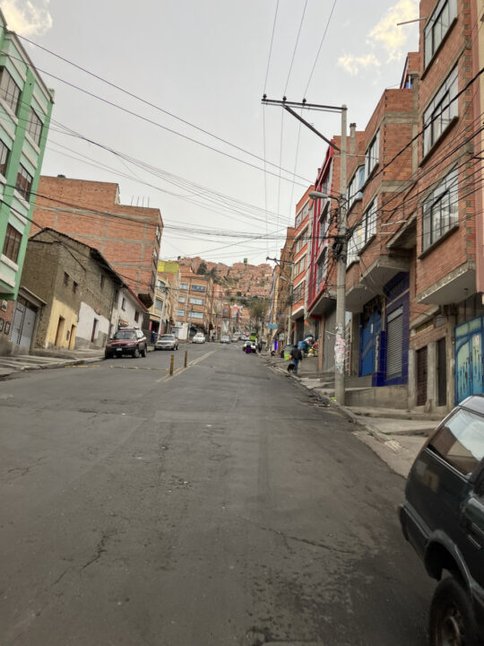carnets et photos de voyage Bolivie - Départ de La Paz