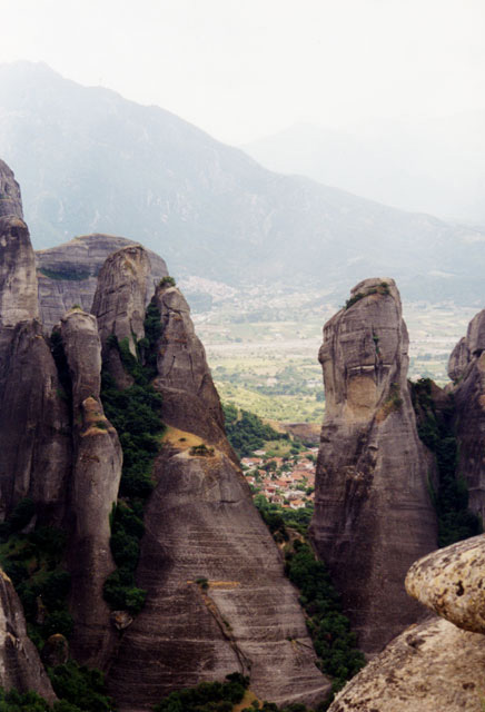 Carnets et photos de voyage Grèce - Les météores : les blocs de grès