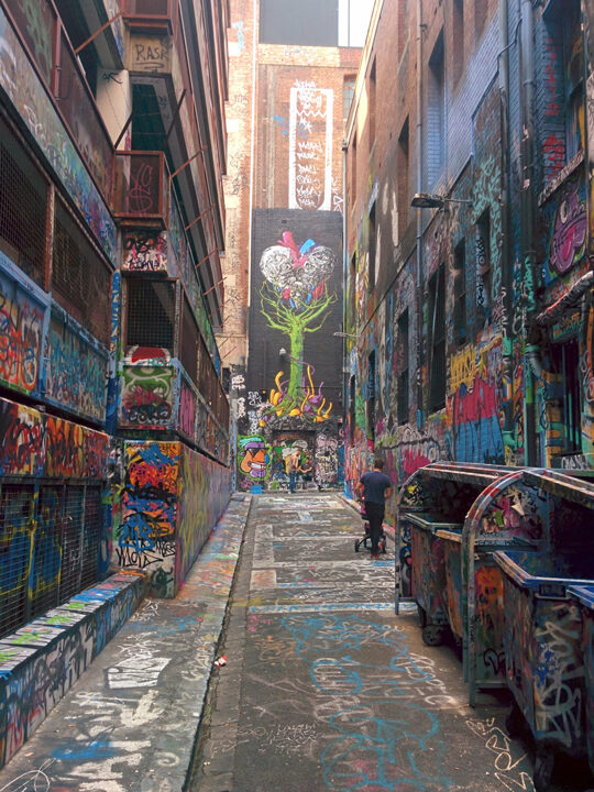 Carnets et photos de voyage australie - Melbourne : quartier lanes