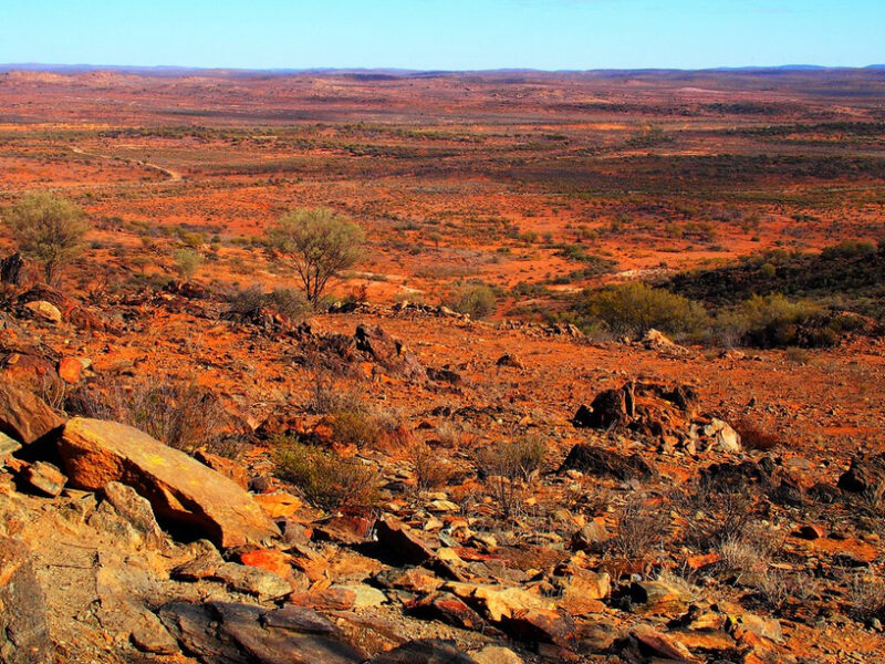 carnets et photos de voyage australie - outback australien vers Broken Hill