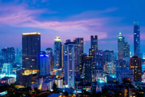 carnets et photos de voyage thailande : Bangkok - les grattes ciel