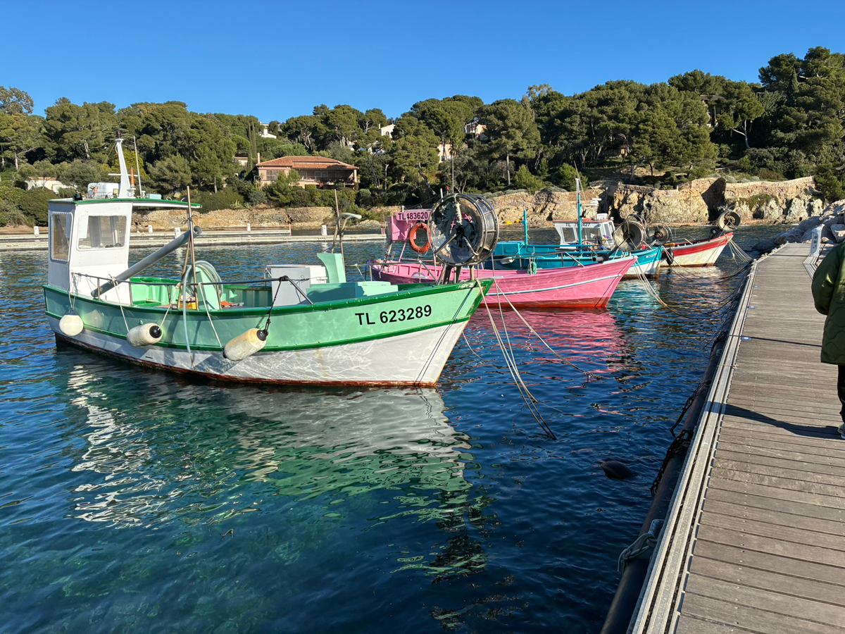 carnets et photos de voyage - escapade Hyeres et la presqu'ile de Gien : le port du Niel