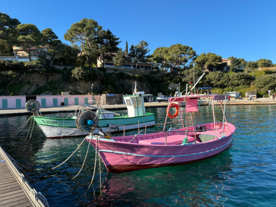 carnets et photos de voyage - escapade Hyeres et la presqu'ile de Gien : le port du Niel
